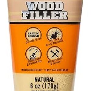 Gorilla All Purpose Wood Filler, 6 oz