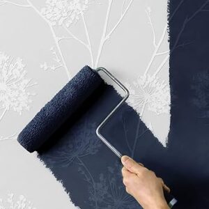 Paintable Dandelion Fields Unpasted Wallpaper, Off-White, 20.9 in. W x 33 ft. L