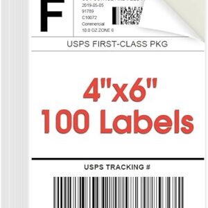 MaxGear 4×6 Shipping Address Labels – 100 Pcs