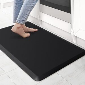 KitchenClouds Kitchen Mat Cushioned Anti Fatigue Rug 17.3″x28″ Waterproof, Non Slip, Standing and Comfort Desk/Floor Mats for House Sink Off…