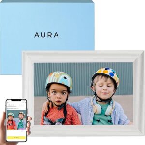 Aura Carver WiFi Digital Picture Frame | The Best Digital Frame for Gifting | Send Photos from Your Phone | Quick, Easy Setup in Aura App |…