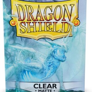 Dragon Shield Matte Card Sleeves, Clear