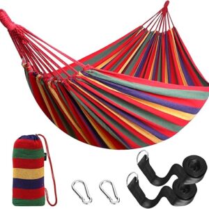 Anyoo Portable Cotton Hammock with Straps