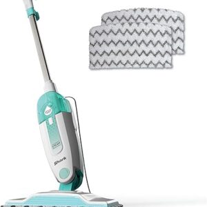 Shark S1000 Steam Mop with 2 Dirt Grip Pads, Lightweight, Safe for all Sealed Hard Floors like Tile, Hardwood, Stone, Laminate, Vinyl & More, Mach…