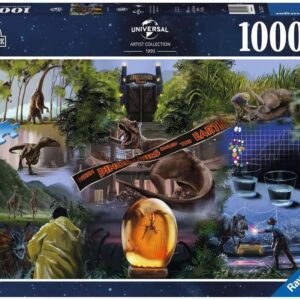 Ravensburger Jurassic Park Movie Poster 1000 Piece Jigsaw Puzzle for Adults & Kids Age 12 Years Up