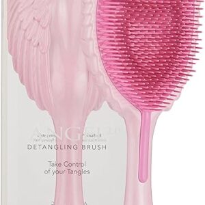 Detangling Hair Brush – Anti Static Angel Wing Hair Brush with Soft & Flexible Bristle for Straight & Wavy Hair – Tangle Angel Hair Detangl…