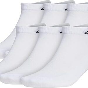 adidas Men’s Athletic Cushioned Low Cut Socks with Arch Compression for a Secure Fit (6-Pair)