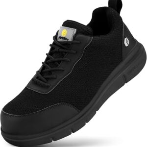 FitVille Men’s Extra Wide Steel Toe Shoes