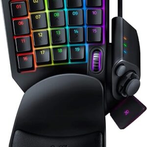 Razer Tartarus V2 Gaming Keypad: Mecha Membrane Key Switches – One Handed Keyboard – 32 Programmable Keys – Customizable Chroma RGB Lightin…