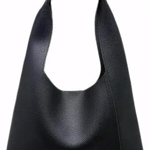 Women Slouchy Hobo Bags Soft Vegan Leather Tote Bag Large Shoulder Purse 2pcs