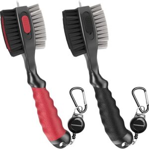THIODOON Golf Club Brushes with Retractable Carabiner