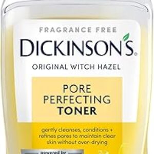 Dickinson’s Original Witch Hazel Pore Perfecting Toner, 100% Natural, 16 Ounce Fragrance free