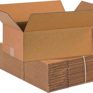 BOX USA Medium Corrugated Storage Boxes, 25-Pack