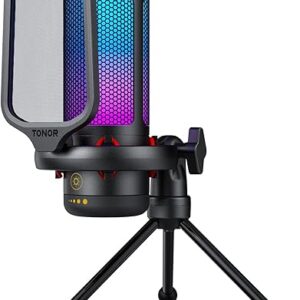 TONOR USB Gaming Microphone with RGB