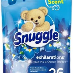 (3 Pack) Snuggle Scent Boosters Concentrated Scent Pacs, Blue Iris Bliss
