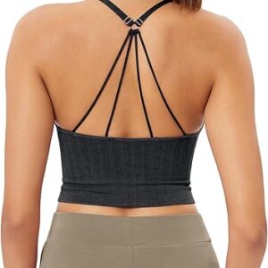 ODODOS Women’s Strappy Seamless Sports Bra