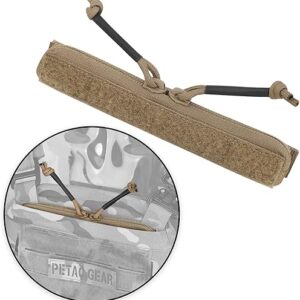 PETAC GEAR Tactical Drop-in Zipper Inserts for Built-in Vest Plate Bag Admin Pocket.