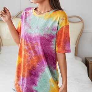 Women’s Tie Dye Drop Shoulder Tee