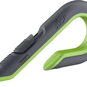 Slice Auto-Retractable Box Cutter, Heavy Duty Utility Knife, Safe Ceramic Blade Lasting 11x Longer than Metal, 1 Pack