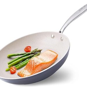 Mueller Frying Pan, Heavy Duty German Stone Coating Non Stick Frying Pans, No PFOA or APEO, Paella Pan, Dishwasher and Oven Safe, Even Heat…