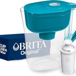 Brita Metro Water Filter Pitcher with SmartLight Change Indicator, BPA-Free, Replaces 1,800 Plastic Water Bottles a Year, Lasts Two Months,…