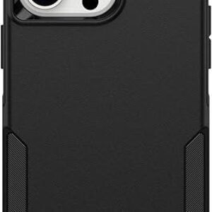 OtterBox iPhone 15 Pro MAX (Only) Commuter Series Case – Black, Slim & Tough, Pocket-Friendly, with Port Protection