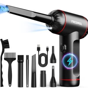 Adjustable Electric Air Duster with LED Light