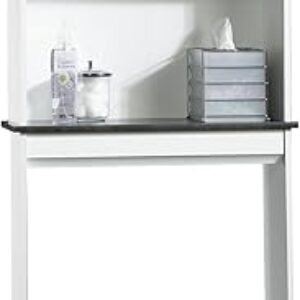 Sauder Caraway Etagere/Pantry cabinets, L: 23.31″ x W: 7.44″ x H: 68.07″, Soft White finish