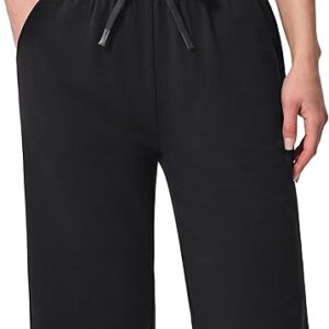 SPECIALMAGIC Women 12″ Bermuda Shorts with Pockets High Waisted Stretch Knee Length Sweat Shorts Long Workout Yoga Lounge