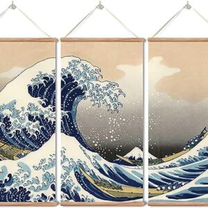 Xinyuru Hokusai Great Wave Wall Art Set