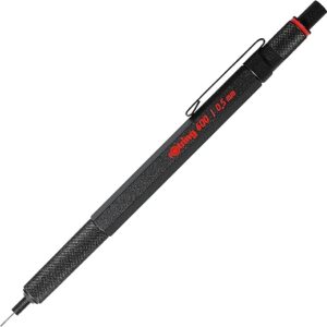 ROtring 600 Metal Mechanical Pencil, 0.5mm, Black Barrel, Perfect for Drafting, Engineering, Architecture Professionals