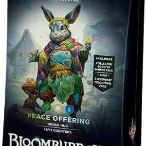 Magic: The Gathering Bloomburrow Commander Deck – Peace Offering (100-Card Deck, 2-Card Collector Booster Sample Pack + Accessories)