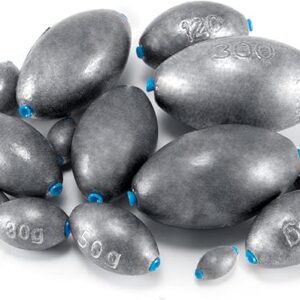 Egg Sinkers Fishing Weights 3/16-10oz, Oval Lead Fishing Weights Sinkers Bass Fishing Casting Egg Sinker Saltwater Freshwater Tackle