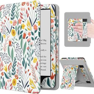 MoKo Case for 7″/6.8″ Kindle Paperwhite(12th/11th Generation-2024/2021) and Kindle Colorsoft Signature Edition, Slim PU Shell Cover Case with Auto…