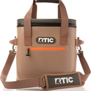 RTIC Ultra-Tough Soft Cooler 20 Can, Insulated Bag Portable Ice Chest Box for Lunch, Beach, Drink, Beverage, Travel, Camping, Picnic, Car, Trips, …