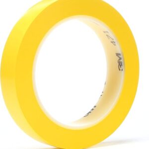 1/4″ x 36 yds. Yellow 3M Vinyl Tape 471