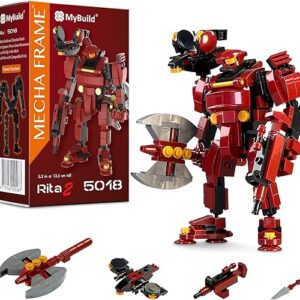 MyBuild Mecha Frame Sci-Fi Series Rita 2 – Manga Inspired Robot Mech Building Set, Engaging Creative Play with Building Bricks, Collectible…