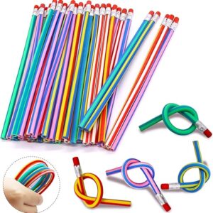 40 Pcs Colorful Flexible Pencils for Kids