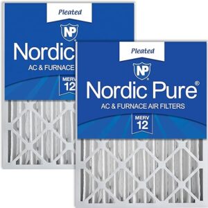 Nordic Pure MERV 12 Air Filters 2 Pack