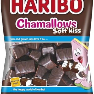 Haribo Candy | Haribo Chamallows Soft Kiss | Haribo Gummies | Haribo Gummi Candy | 7 Ounce Total