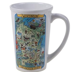 Jumbo Wisconsin Souvenir Mug Set of 6