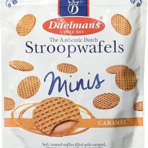 DAELMANS Mini Stroopwafels – Caramel, 5.29 oz