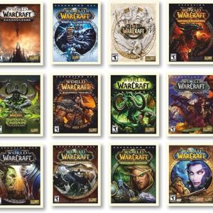 Print A To Z – World Of Warcraft Wall Art Poster Prints, UNFRAMED Set Of 8 (8×10) inches, Posters for Boys Room, Game Wall Art