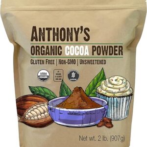 Anthony’s Organic Unsweetened Cocoa Powder, 2 lb