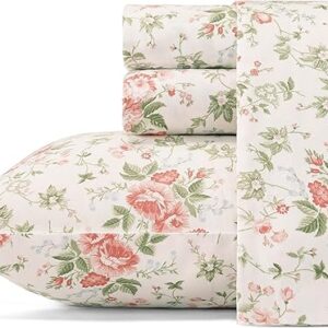 Laura Ashley Queen Sateen Cotton Sheets