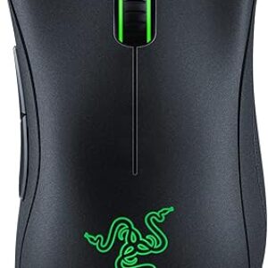 Razer DeathAdder Essential Gaming Mouse: 6400 DPI Optical Sensor – 5 Programmable Buttons – Mechanical Switches – Rubber Side Grips – Class…