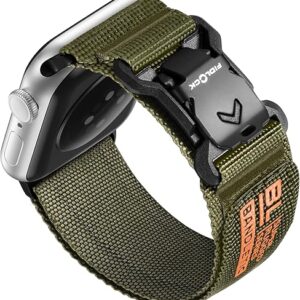 Compatible with Apple Watch Series 10 Bands for Women and Men 42mm, Soft Nylon Strap with Magnetic Fidlock V-Buckle for iWatch 42mm(10),41mm…