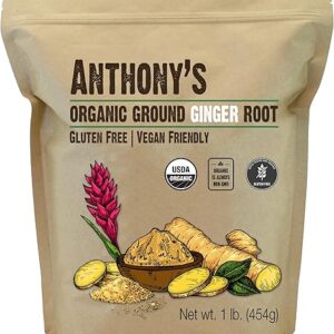 Anthony’s Organic Ground Ginger Root, 1 lb
