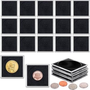 20 Pcs Adjustable Acrylic Coin Holders