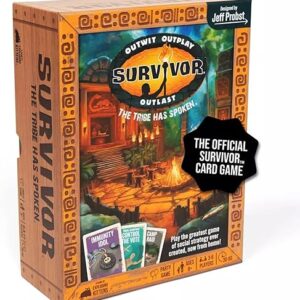 Survivor: The Tribe Has Spoken by Exploding Kittens – The only Official Card Game for Survivor Fans – Family Party Game for Ages 8 and up -…